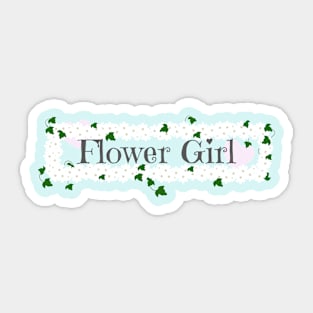 flower girl Sticker